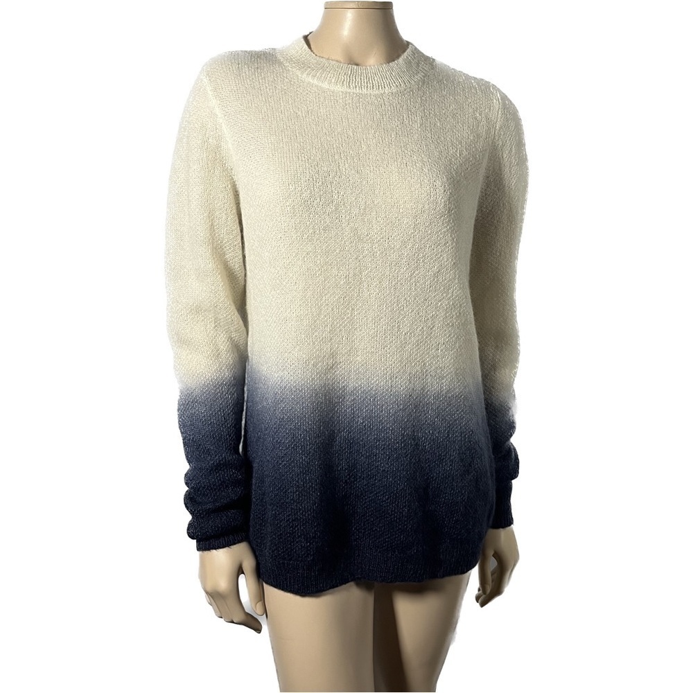 NWT JUST Female Mohair ombre loose knit sweater